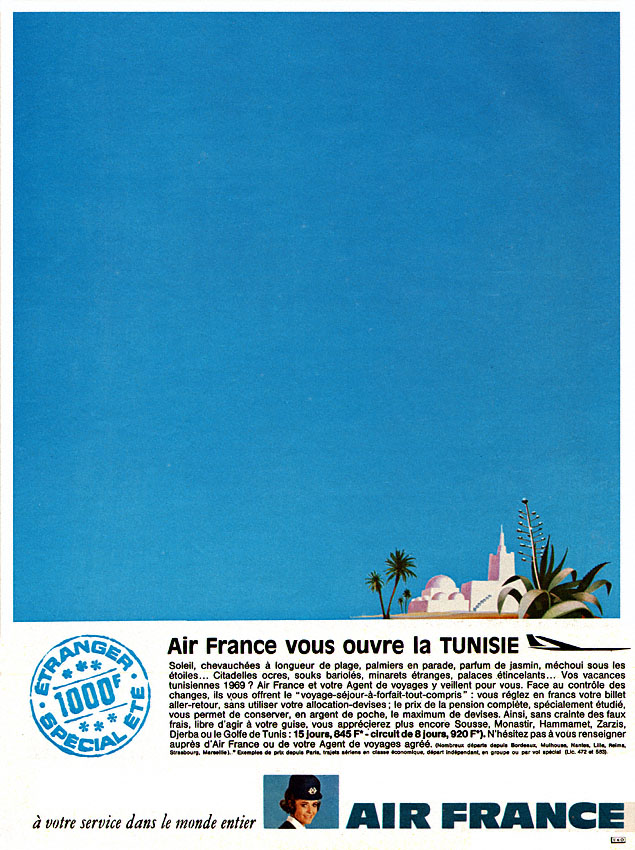 Advert Air France 1969