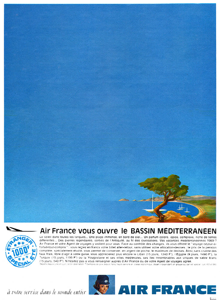 Advert Air France 1969