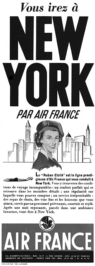 Advert Air France 1949