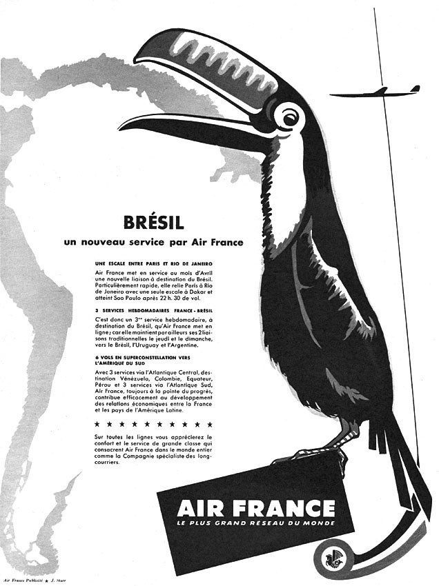 Advert Air France 1958