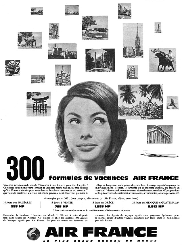 Advert Air France 1962