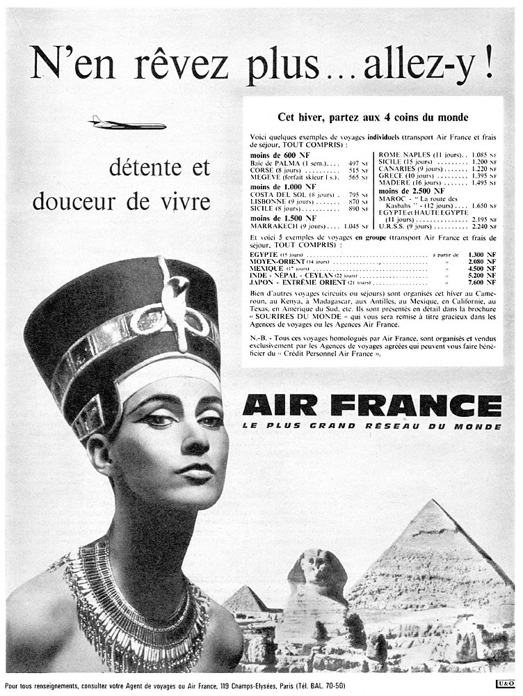 Advert Air France 1962