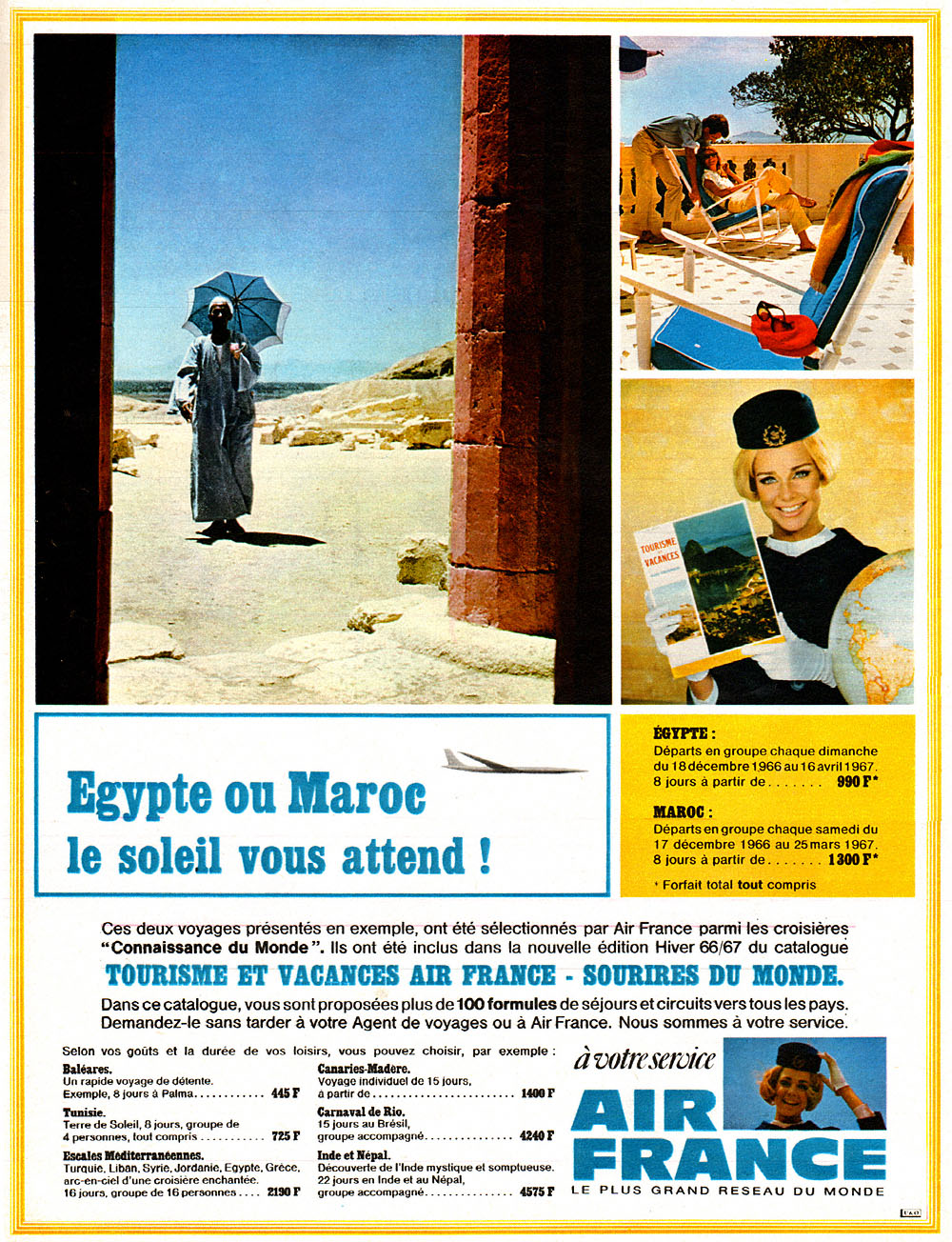 Advert Air France 1966