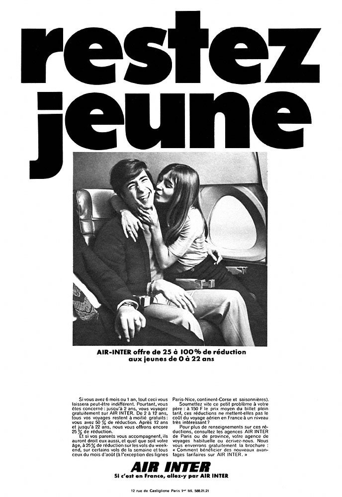 Advert Air Inter 1969