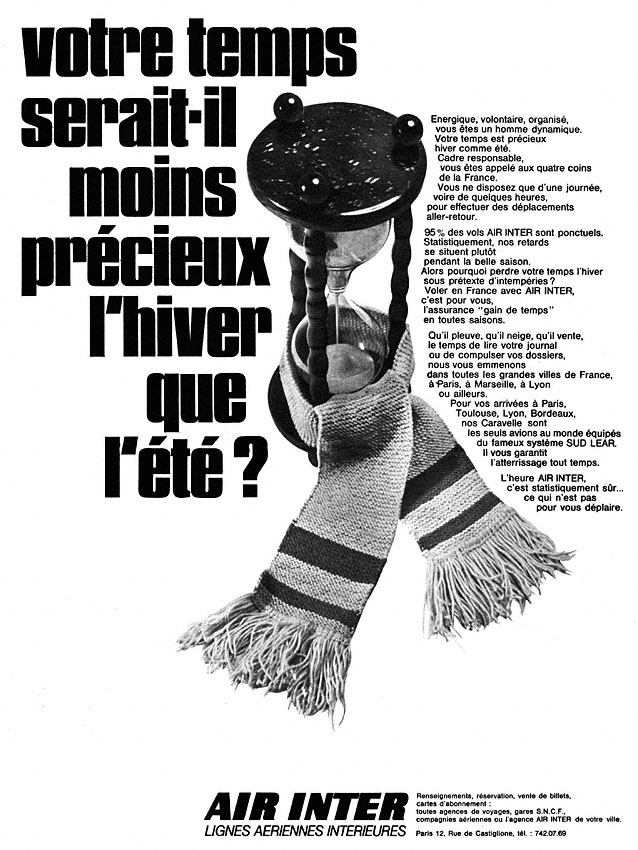 Advert Air Inter 1969