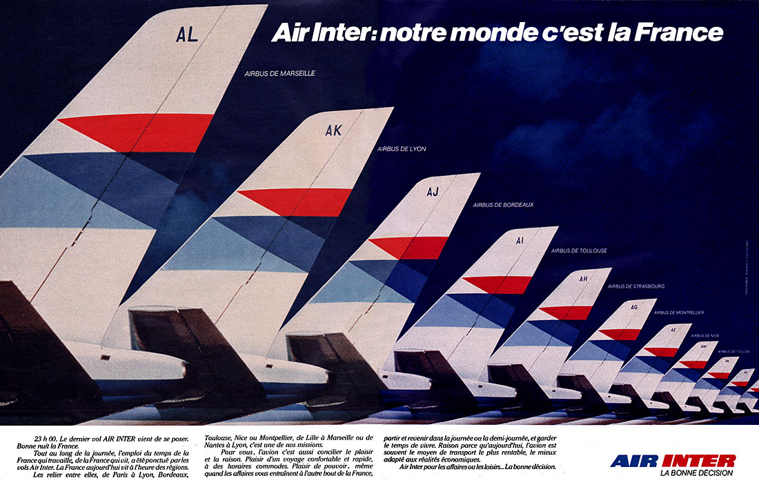 Advert Air Inter 1982