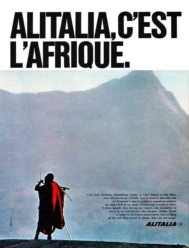 Advert Alitalia 1967