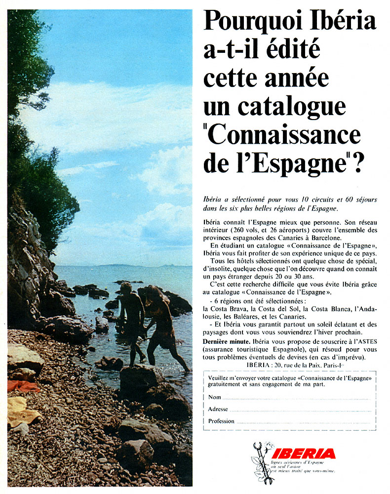 Advert Iberia 1969