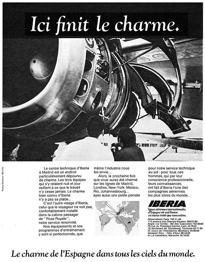 Advert Iberia 1970