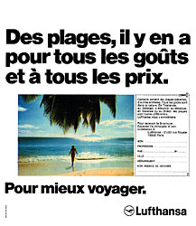 Advert Lufthansa 1974