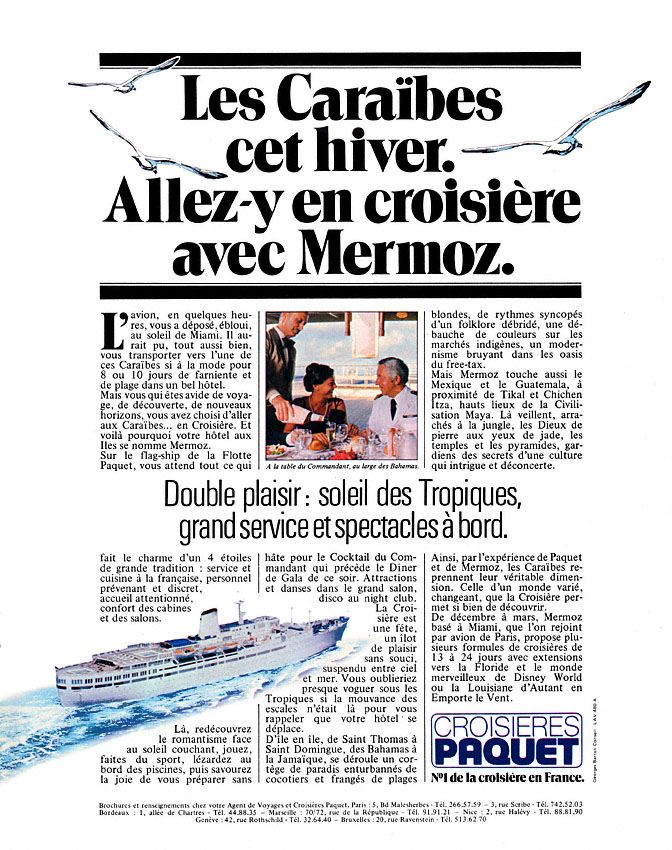 Advert Paquet 1982