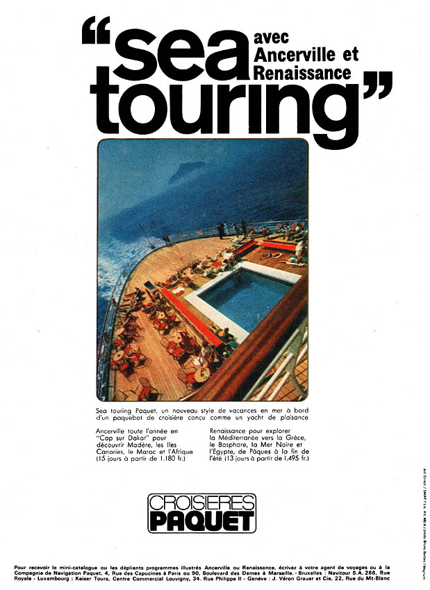 Advert Paquet 1968