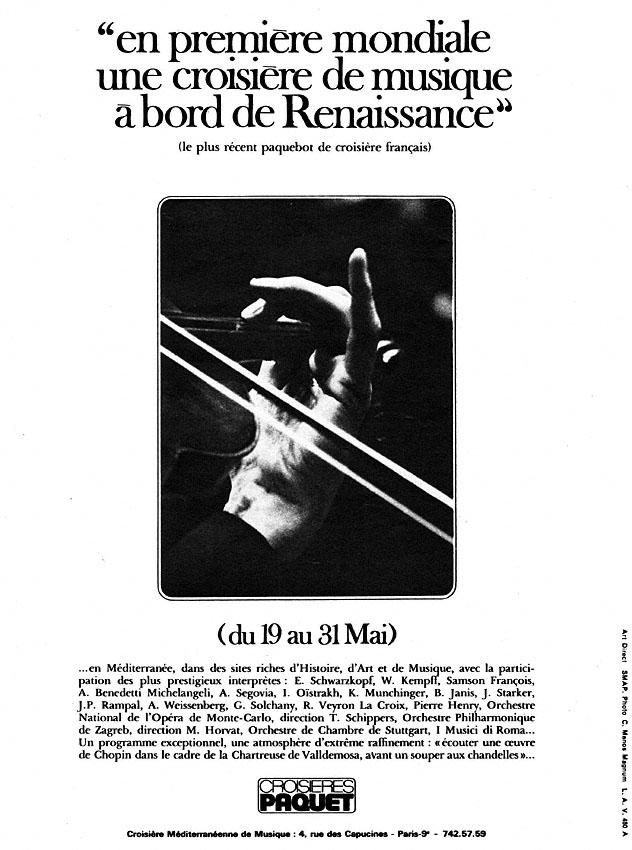 Advert Paquet 1968