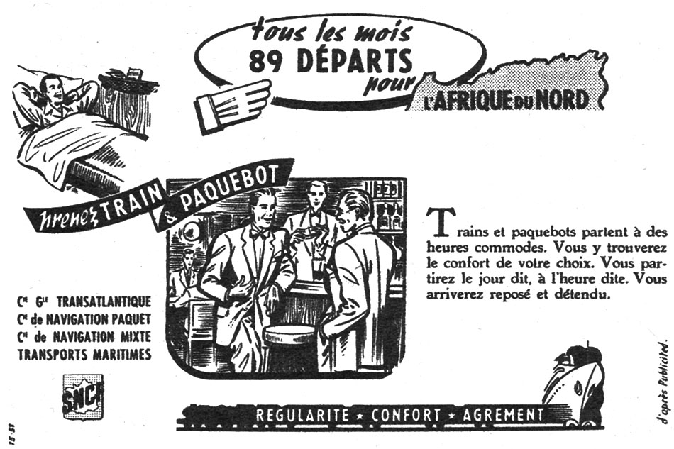 Advert Sncf 1951