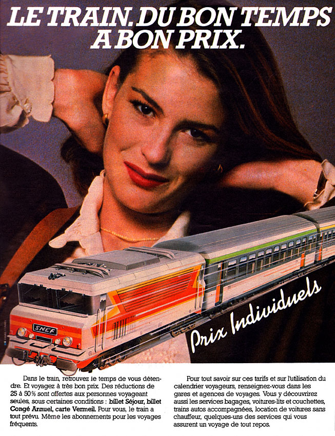 Advert Sncf 1983