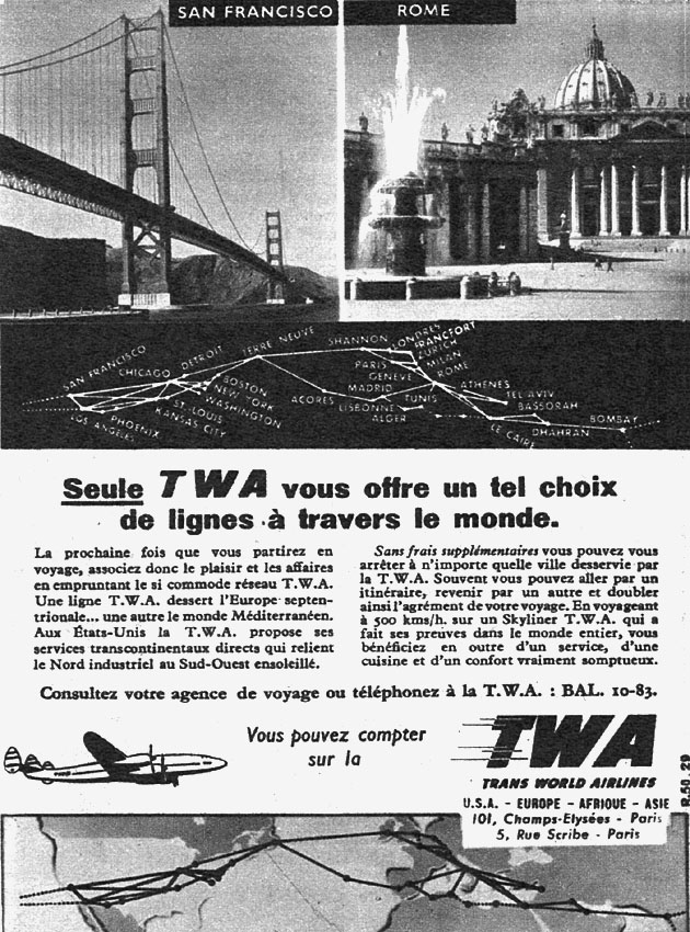Advert Twa 1951