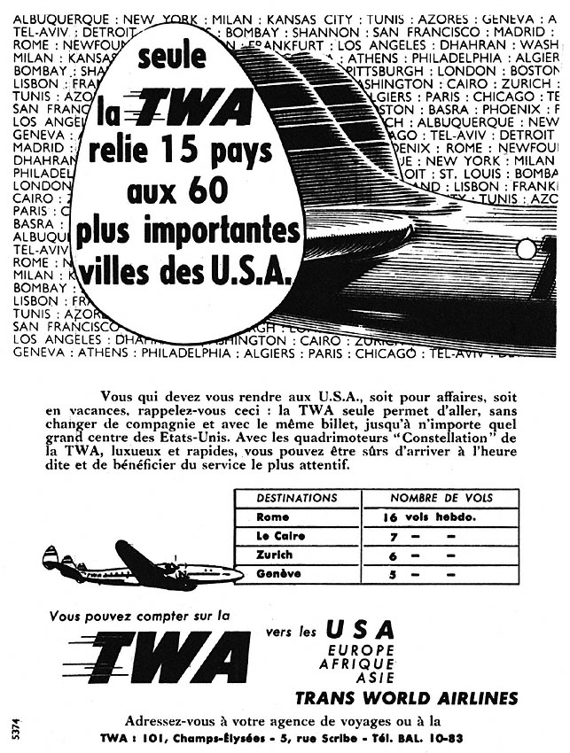 Advert Twa 1951