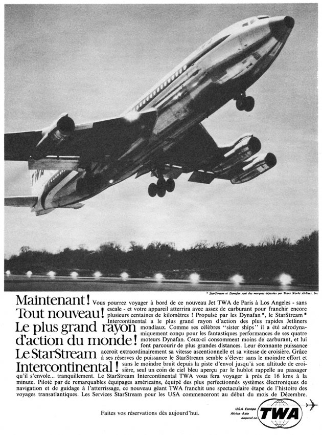 Advert Twa 1962