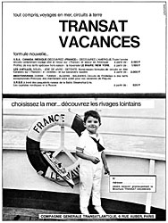Advert Zdivers Croisi�res 1964