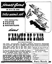 Advert Armees 1952