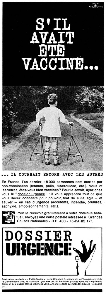 Advert Causes nationales 1966