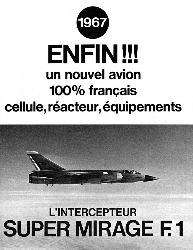 Advert Dassault 1967