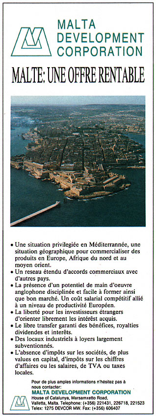 Advert Promotion locale 1989